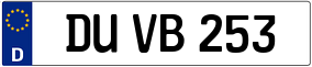 Truck License Plate